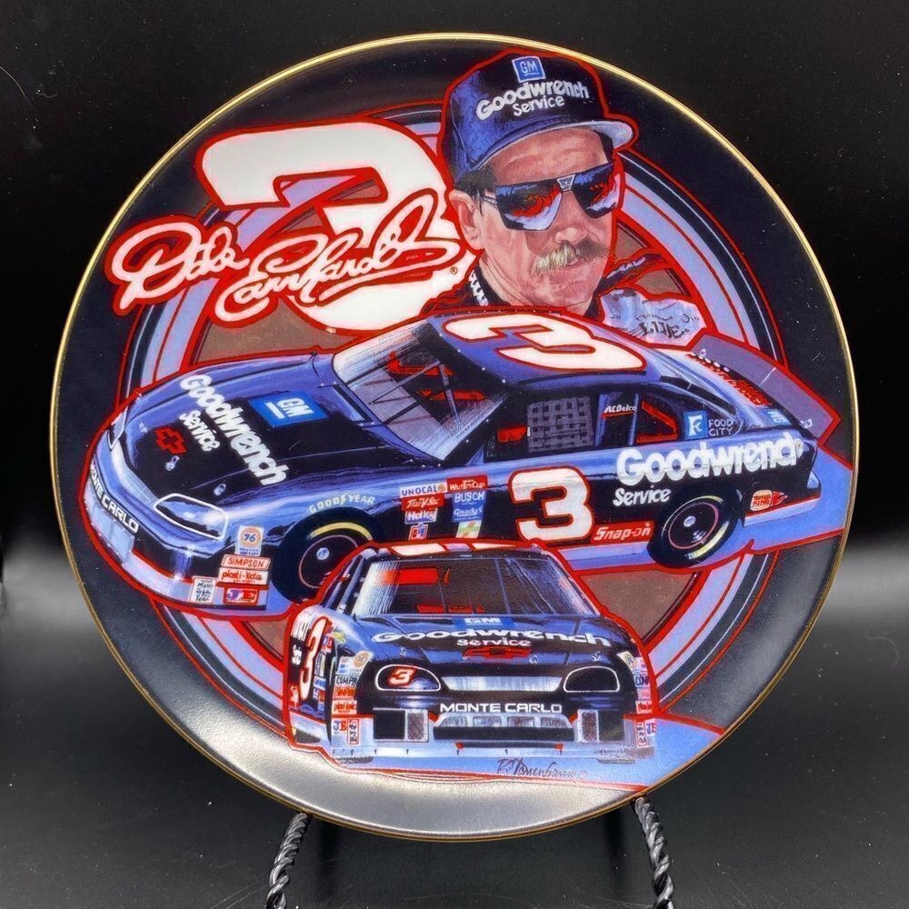 The Hamilton Collection Dale Earnhardt commemorative plate, plate #03420